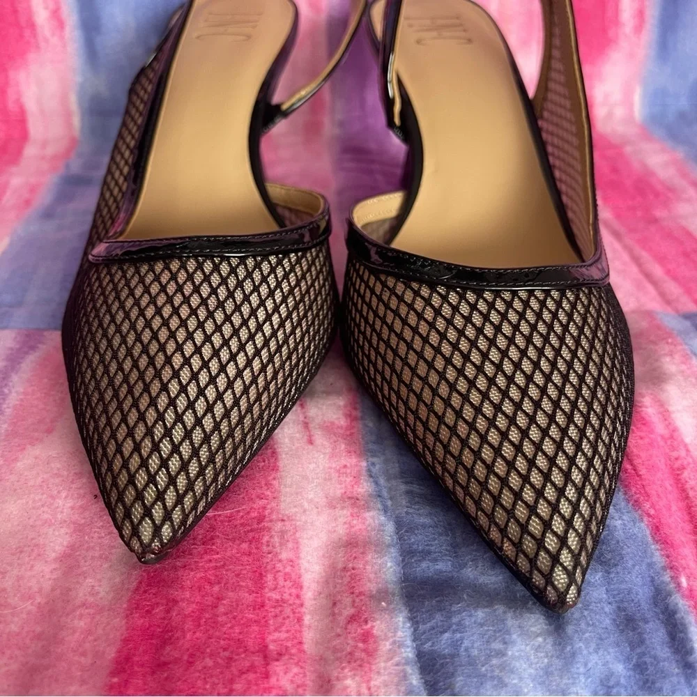 INC International Concepts Tevy Women's 10M Black Mesh